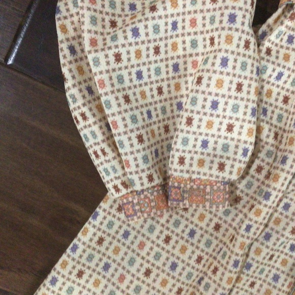 Vintage Lady Menidel of Distinction tie belt dress. Size 10 - Picture 5 of 10